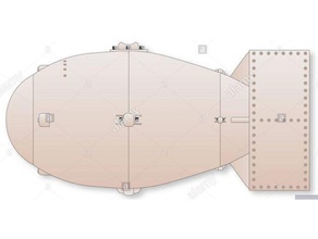 uomo grasso bomba atomica - scatola di denaro ingegneria la fatman hiroshima ww2 seconda guerra mondiale 3d print model - Mito3D