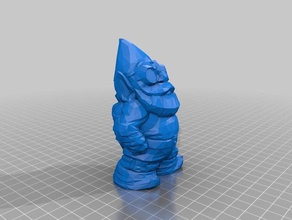gnome low poly sculptures 3d print model - Mito3D