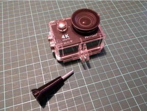 el tornillo de pulgar gopro cámara acción las piezas repuesto akaso ek7000 apriete manual 3d print model - Mito3D