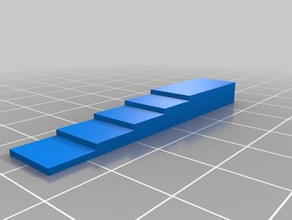 measuring steps 1-5mm 3d printing tests 3d print model - Mito3D