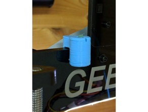 universal filament filter lubricator mount geeetech prusa i3 3d printer accessories 3d print model - Mito3D