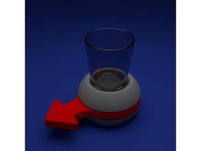 drink gioco di filatura freccia cucina & sala da pranzo bevanda a proposito 3d print model - Mito3D