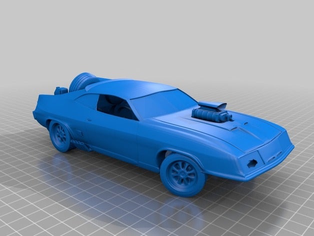 intercepteur de re-mise à l'échelle des véhicules voiture falcon ford l'intercepteur mad max 3D print model - Mito3D