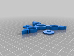 wilder-dito puntato fidget spinner La stampa 3d dito fridget puntatore 3d print model - Mito3D