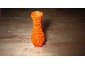 bi linea vaso art fresco fiore regalo cuore di san valentino spirale st-il giorno il regali i vasi 3d print model - Mito3D