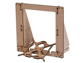top display support base prusa i3 mdf frame 3d printer accessories mount 3d print model - Mito3D