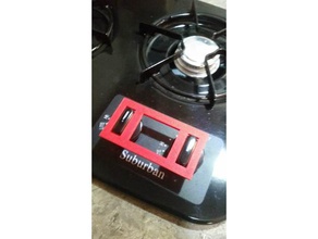 table de cuisson au gaz bouton sécurité retenue banlieue mfg modèle sdn2 3d print model - Mito3D