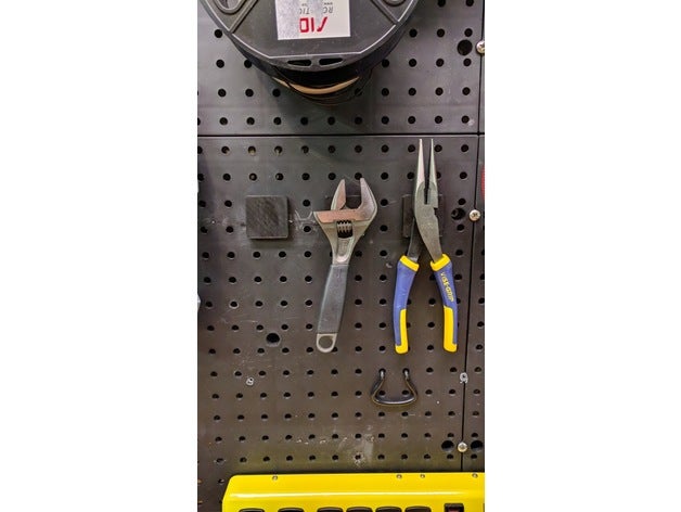 magnetic tool holder pegboard organization 3D print model - Mito3D