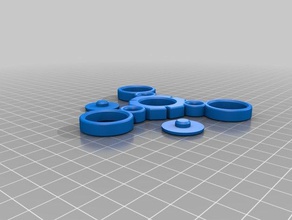 wilder-Kreis fidget spinner 3d-drucken Kreise 3d print model - Mito3D