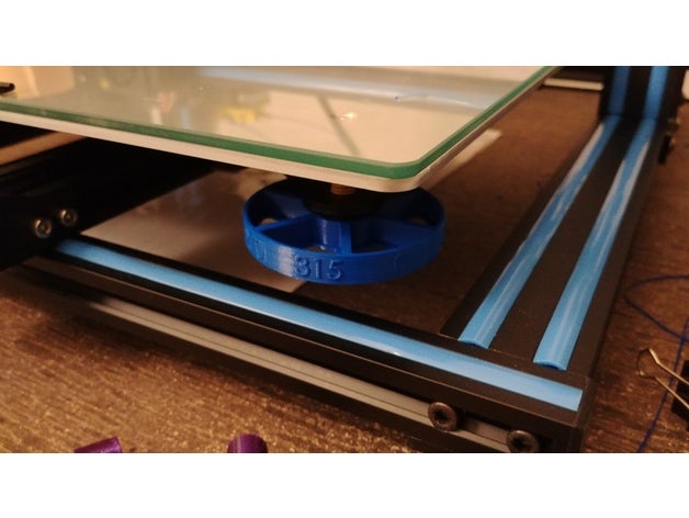 cr10 ultraligero cama de nivelación ruedas + primavera tazas Las impresoras 3d nivel cr-10 creality la rueda 3D print model - Mito3D