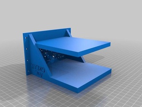 double-decker étagère L'impression 3d 3d print model - Mito3D
