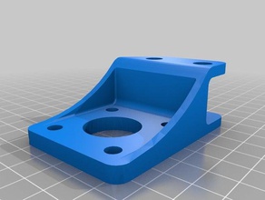 motor mount rigidbot ofset 3d yazıcı parçaları step 3d print model - Mito3D