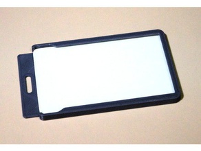 allungato badge manica accessori porta titolare 3d print model - Mito3D