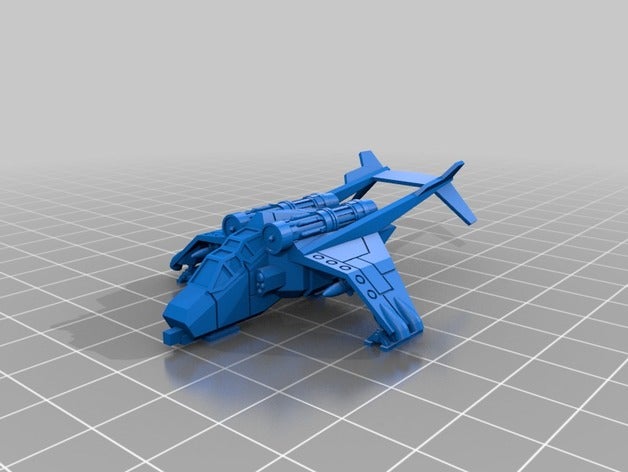 échelle épique valkyrie vendetta jeux 40k warhammer 3D print model - Mito3D