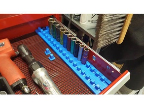 einstellbare Leiste Werkzeug-Halterungen & - Boxen 3d print model - Mito3D