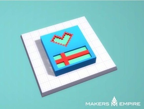 heart shaped box Kunst 3d print model - Mito3D