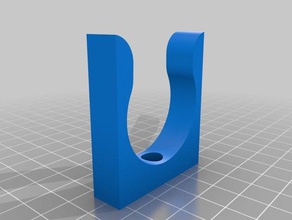 neon tube holder hobby mount 3d print model - Mito3D