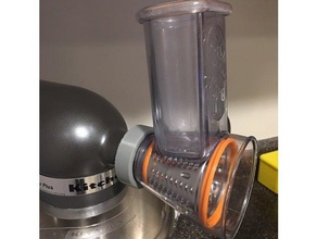 t-fal shredder kitchenaid mixer drive port adapter kitchen & dining kitchenaidmixer 3d print model - Mito3D