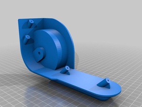 Koffer Fuß 3d print model - Mito3D