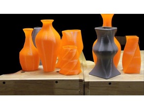 vasos monte em recipientes transportadora garrafa clássico vaso do exército legal o de flor ghord tipo hexágono espiral torcida modo lamentar 3d print model - Mito3D