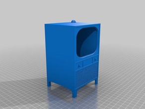 antiga tv A impressão 3d 3d print model - Mito3D
