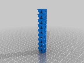 pla temperature calibration tower 3d printer accessories printing temp 3d print model - Mito3D