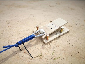 rc bunjee lanzamiento de liberación del pie pedal sistema r c vehículos bungee gancho lanzador skyhunter 3d print model - Mito3D