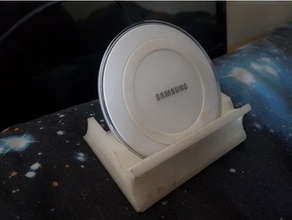 holder genuine samsung wireless charger mobile phone 3d print model - Mito3D