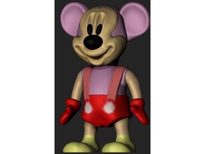 mickey mouse art L'impression 3d de disney la fantaisie figure sculpture les jouets 3d print model - Mito3D