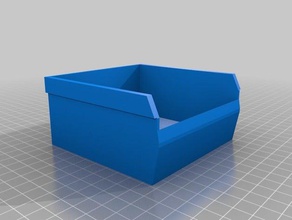 box size 100x100x50 organization 3d print model - Mito3D
