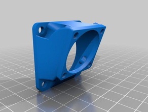 40mm fan fabrikator 2 mini 3d printing duct adapter shroud 3d print model - Mito3D