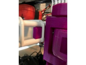 wire shelf attachment clip replacement parts 3d print model - Mito3D