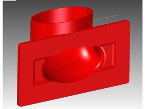 k40 laser flangia di scarico il fai da te laser-cut 3d print model - Mito3D