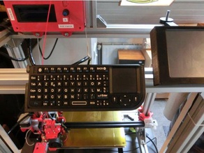 teclado fixação 3d escalar l Impressora acessórios 3d print model - Mito3D