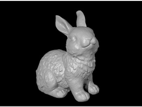 sevimli tavşan - 3d tarama ve kopyaları tarayıcı 3 Boyutlu Tarama hayvan hayvanlar bunny şekil heykelcik mini minyatür Minyatürler pet evcil ölçek oyuncak oyuncaklar 3d print model - Mito3D