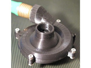 turbo-Pumpen-Garten-Schlauch-Armaturen engineering 3d print model - Mito3D