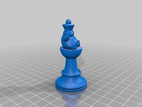 snorlax king 3d printing chess pokemon 3d print model - Mito3D