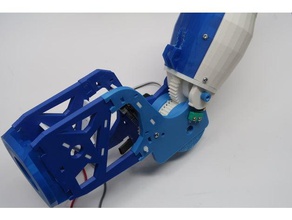new inmoov elbow mechanism robotics 3d print model - Mito3D