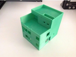 maqueta desmontable vivienda Rätsel arquitectura 3d print model - Mito3D