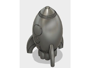 toy rocket 3d printing dxsus model toys 3d print model - Mito3D