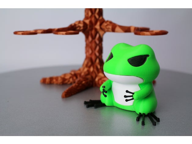 voyage grenouille chapeau --v2 animaux 86duino 3D print model - Mito3D