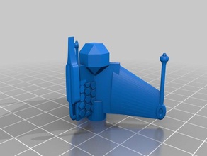 recon fighter saber class 3d printing space combat 3d print model - Mito3D