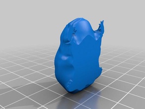 Mittwoch Frosch zu drucken Kunst makeprintable mem 3d print model - Mito3D