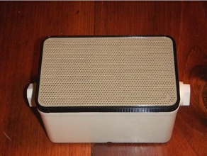 replacement faceplate pyle plmr24 speakers audio enclosure speaker tweeter woofer 3d print model - Mito3D