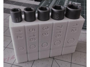 tuerca de controlador almacenamiento dewalt magnético los conductores portaherramientas y cajas el organizador 3d print model - Mito3D