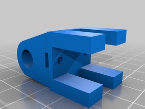 hictop acrylic y-axis belt tensioner 3d printer parts y axis 3d print model - Mito3D