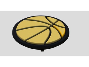 basketbol pop yuva kapağı aksesuarlar açılır 3d print model - Mito3D