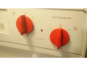 peperoncino manopola del fornello cucina & sala da pranzo 3d print model - Mito3D