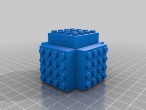 lego enganar tijolo A impressão 3d 3d print model - Mito3D