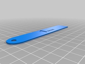 1mm feeler gauge 3d printing 3d print model - Mito3D